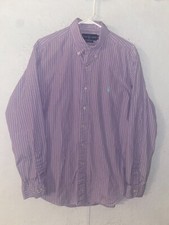Ralph Lauren Mens Casual Button Down Shirt Long Sleeve Multicolor Size 16/L