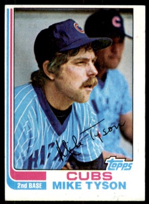 1982 Topps. Mike Tyson . Chicago Cubs #62