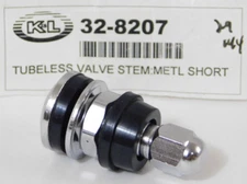 1 NEW K&L Supply 32-8207 Metal Motorcycle Valve Stem, Straight Short 14mm & 16mm