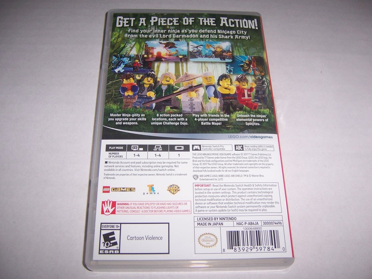 Original Box Case Replacement Nintendo Switch Lego The Ninjago