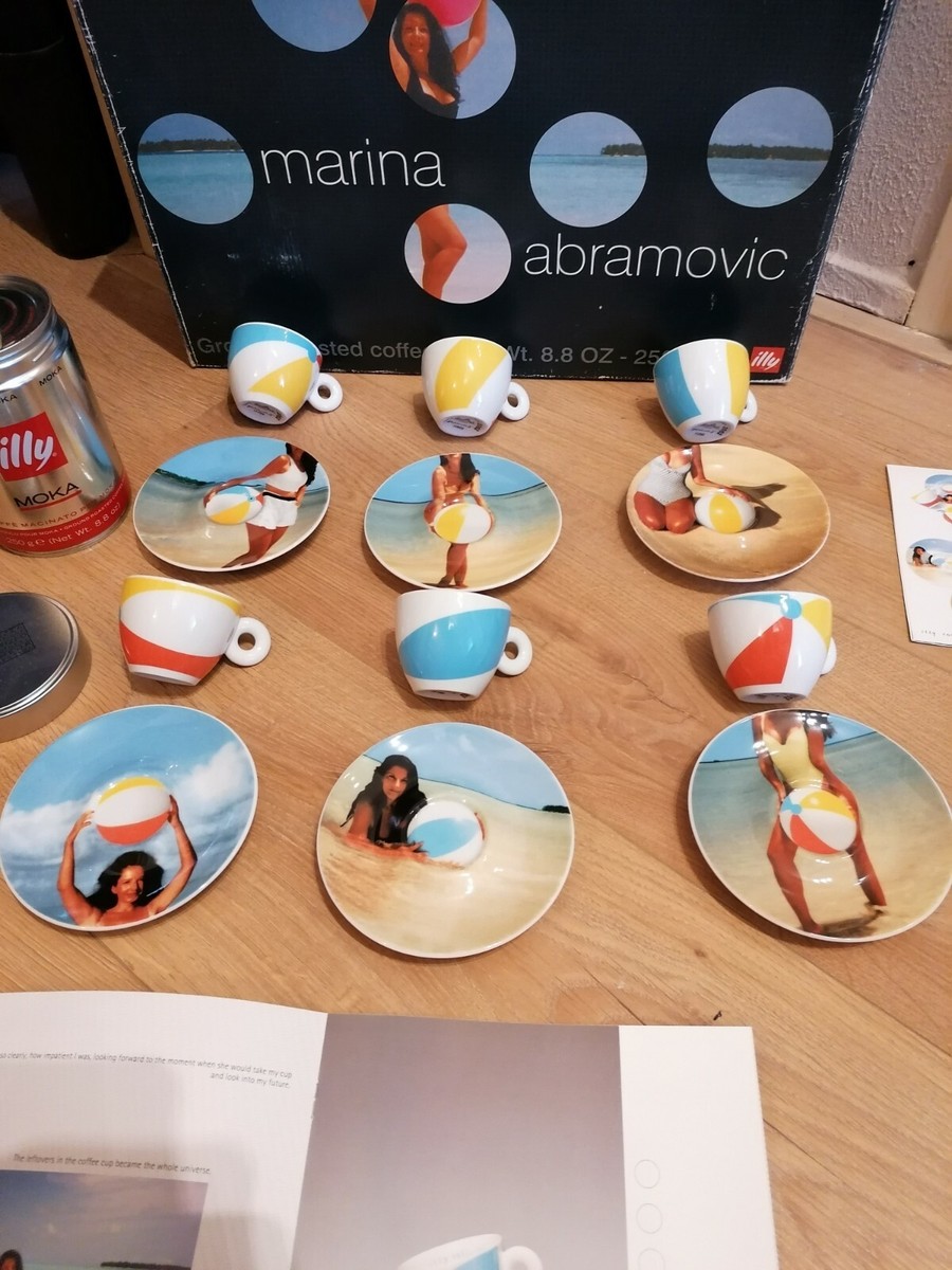 illy collection 2002 espresso cups Marina Abramovic complete set 