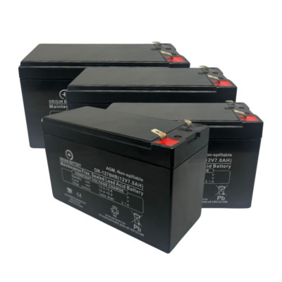 APC RBC132 Battery Replacement, Also Fits RBC59 - 4 Pack 12V 7AH HR UPS ...