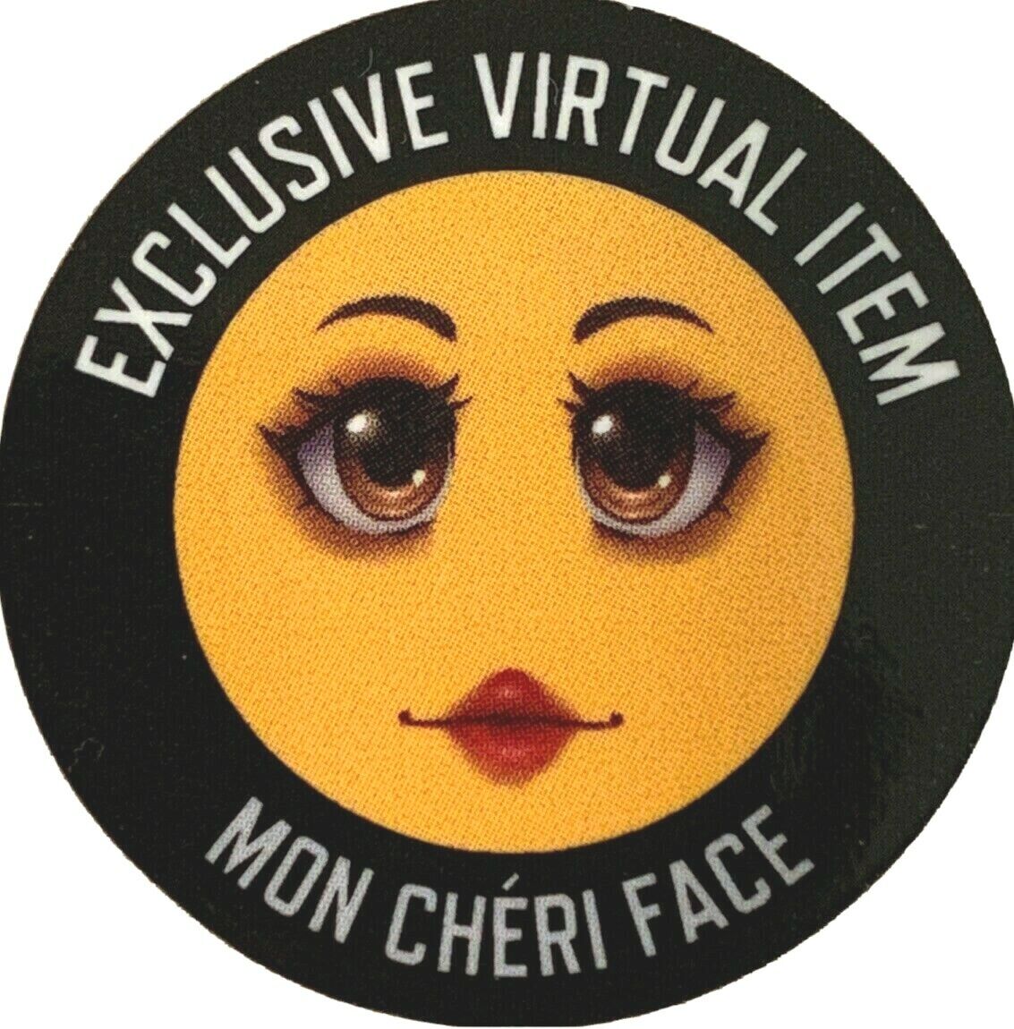 Roblox Celebrity Series 9 Mon Cheri Face *Code Only Messaged* Virtual Item