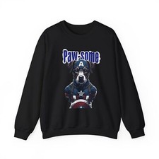 Paw-some Dog Lover Sweatshirt, Cute Pet Apparel, Gift for Dog Owners, Cozy