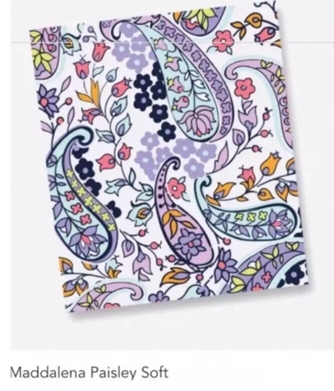 NEW Vera Bradley THROW BLANKET Plush Micro Fleece MADDALENA  display picture 1