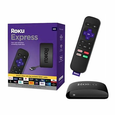 Neuer Roku HD TV Streaming Media Player Stick HDMI Express mit Fernbedienung UK