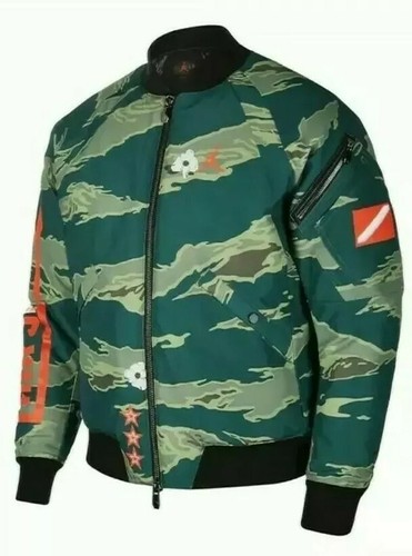 air jordan bomber jacket green