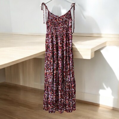 floral midi dress fall Baltic Born Womens Laurel Midi Dress | Olive Floral