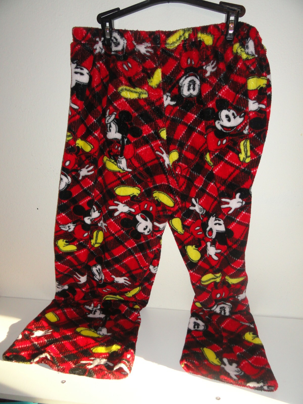 GIRL'S DISNEY'S MICKEY MOUSE FLEECE PAJAMA PANTS-SIZE 12/14