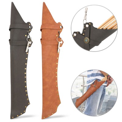 Hunting Back Hip Quivers PU Arrow Holder Bow Hunting Targets Archery Accessories