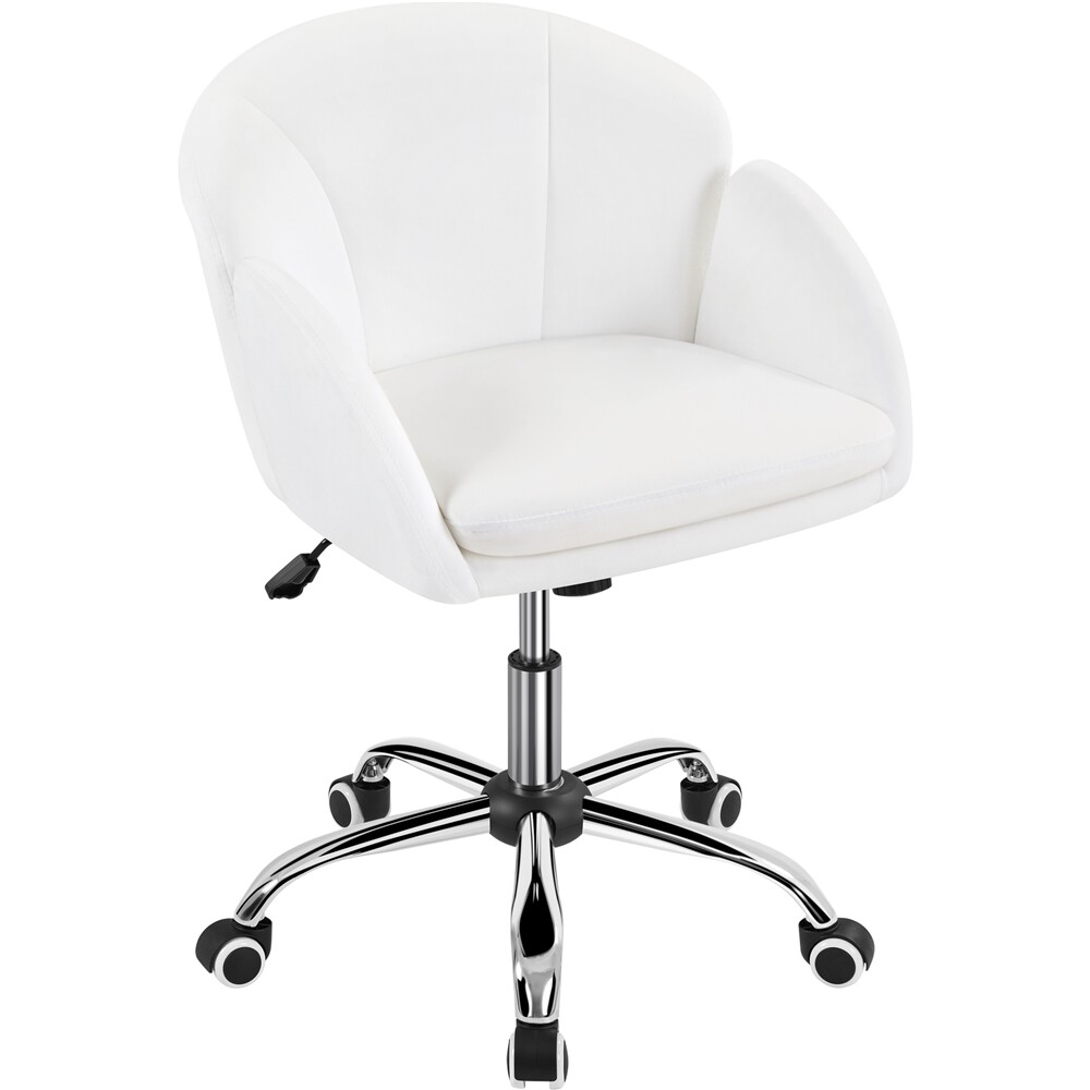 Cute Desk Chair Swivel Computer Office Chair Makeup Vanity Chair with Armrests