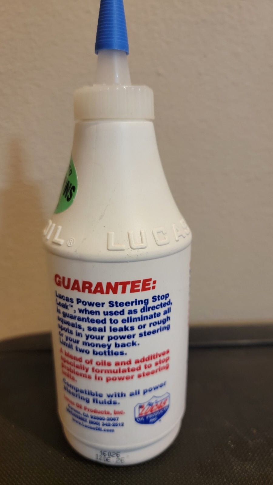 Lucas Hi Performance Oil 10008 Power Steering Stop Leak - 12 oz. Made in USA