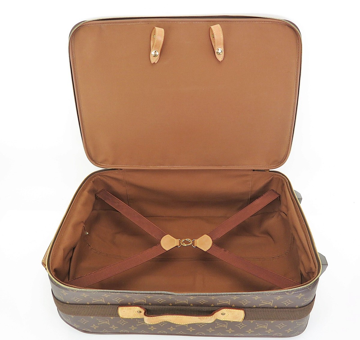Authentic LOUIS VUITTON Pegase 55 Monogram Canvas Travel Rolling