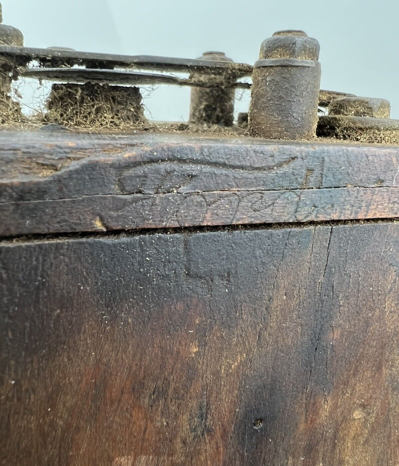 Antique Ford Model T A Ignition Buzz Coil Battery Wood Wooden Box eBay