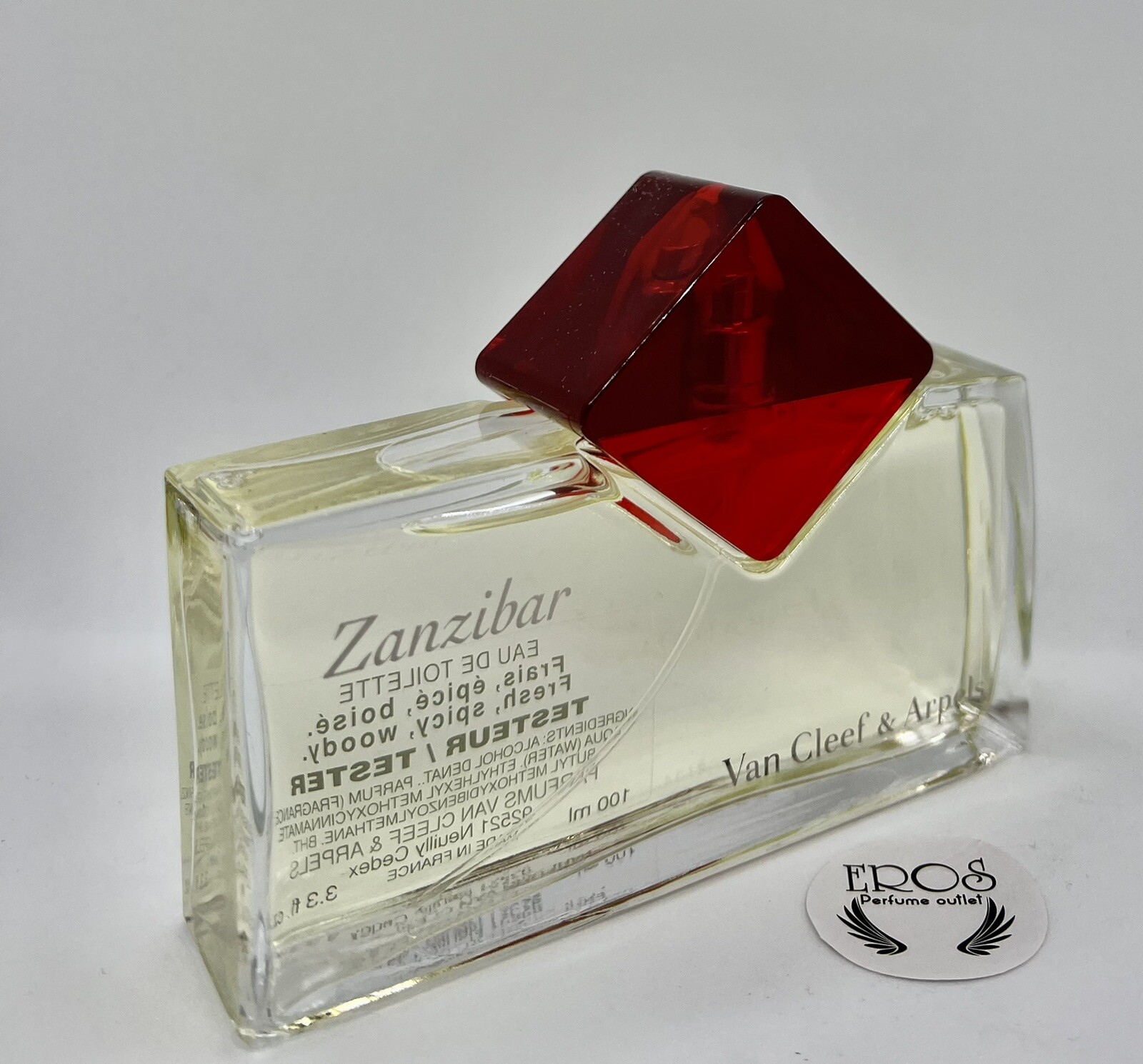 Zanzibar 3.3oz 100ml Men's Eau de Toilet Van Cleef & Arpels Tester Box