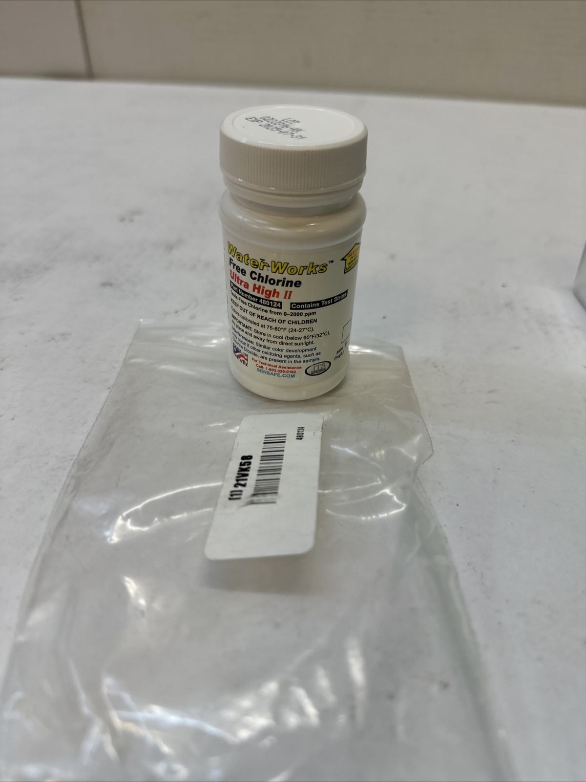 Industrial Test Systems 480124 Test Strips,Chlorine