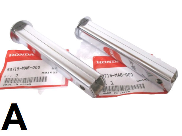 2x original Fußrasten hinten - Set rear Pillion Step Honda CB 50J