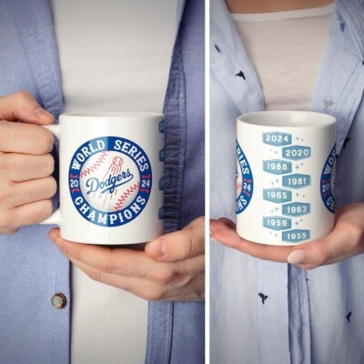 2024 World Series Champions Ceramic Coffee Mug LA | eBay