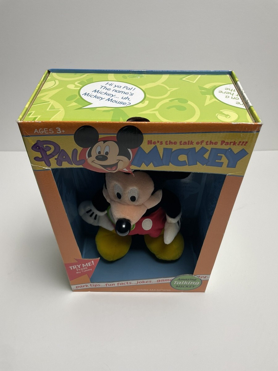 2003 DISNEY WORLD Plush PAL MICKEY MOUSE TALKING Interactive DOLL