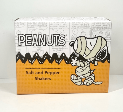 Peanuts Halloween Snoopy & Woodstock Ceramic Salt & Pepper Shaker