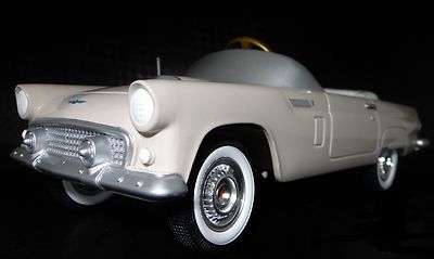 ミニカー Kiddie Car 1957y FORD THUNDERBIRD #55 Ford Thunderbird Tbird MINI Pedal Car Metal Race Model 1964