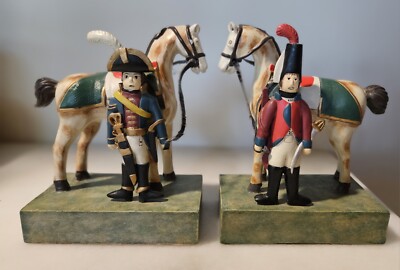 Vintage Handcrafted By Silvestri Resin French Soldiers 