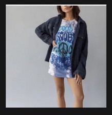 Urban Outfitters Project Social Good Trouble Oversized T Shirt Dress One Size 