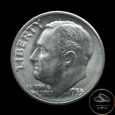 1955 S Roosevelt Dime CH BU Gem+++ Better Date 90% Silver 