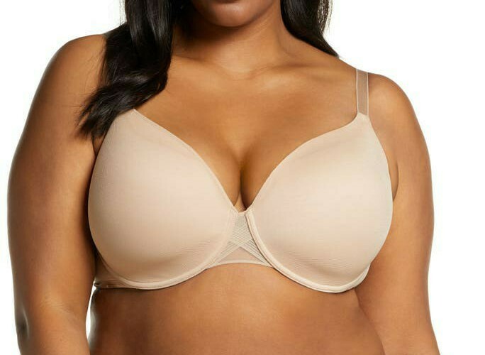 C Smooth Full Coverage Smoothing Back T-Shirt Bra CHANTELLE... 42 DD $76