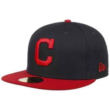 NEW ERA 59Fifty Cleveland Guardians Cap Basecap Baseballcap Fitted Flat Brim