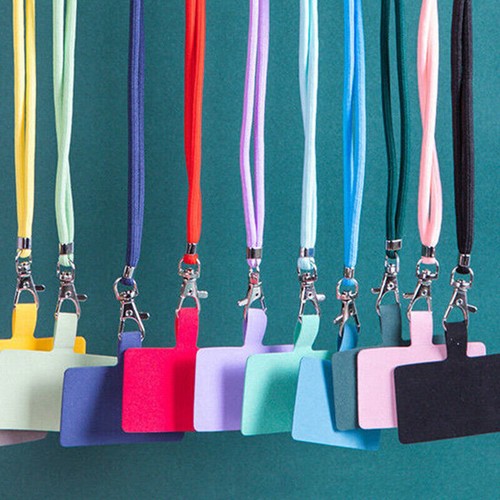 Adjustable Length Cell Phone Lanyard Neck Strap For iPhone 15 14 13 12 Pro Max / - Zdjęcie 7 z 35