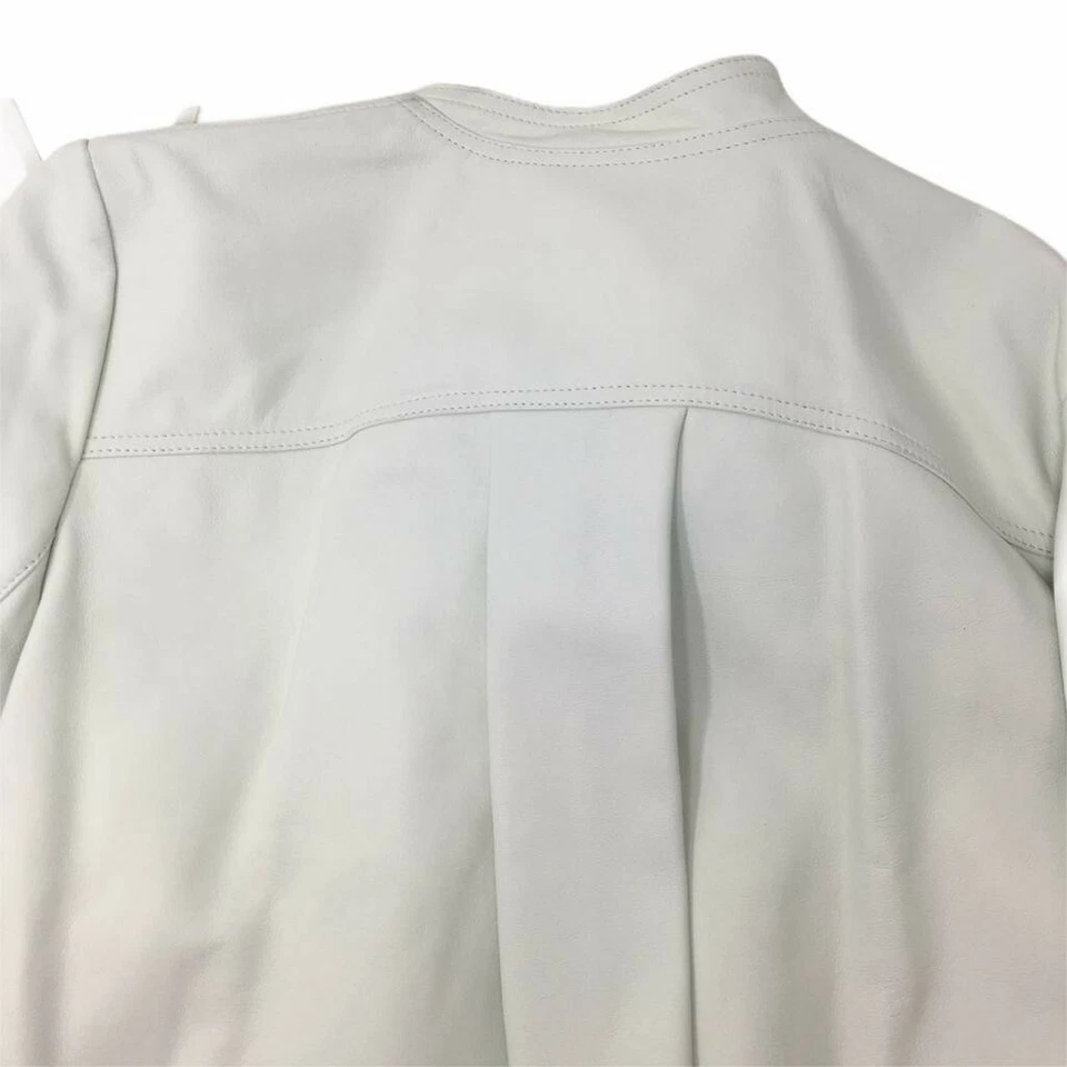 ISABEL MARANT Nestor Leather Wrap Jacket - Mint Green - UK 10/EU 38 - £1900 - Image 4 of 4