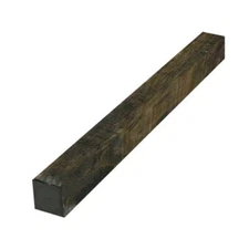 Gaboon Ebony Turning Blank 1x1 Square Block for Lathe (B Grade)-Free US Shipping