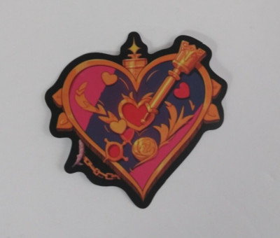 Piercing Beautiful Heart Sticker 2'' x 2.18'' (AG)