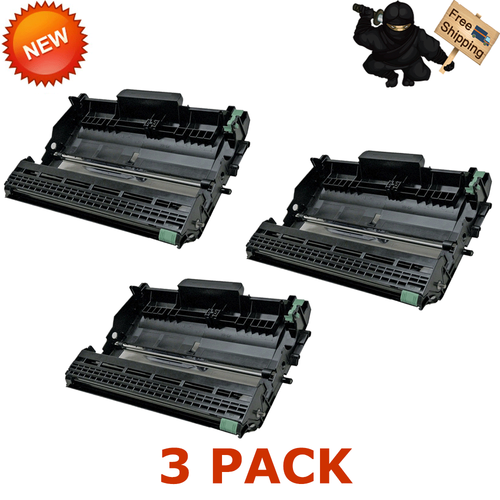 3 PK Drum Unit DR660 DR630 For Brother DCPL2540DW MFCL2740DW Printer