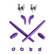 hdhut Purple Replacement Rubber Kit and Installation Screws for-Oakley Juliet