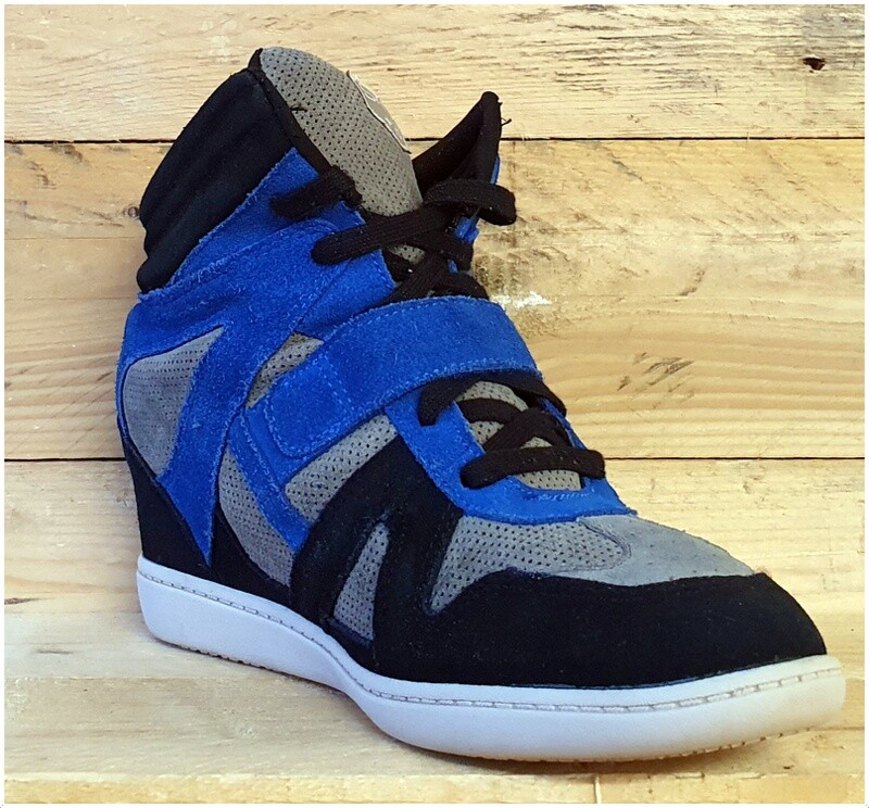 Skechers SKCH+3 Wedge Hi Suede Trainers UK6.5/US9.5/EU39.5 SN48136