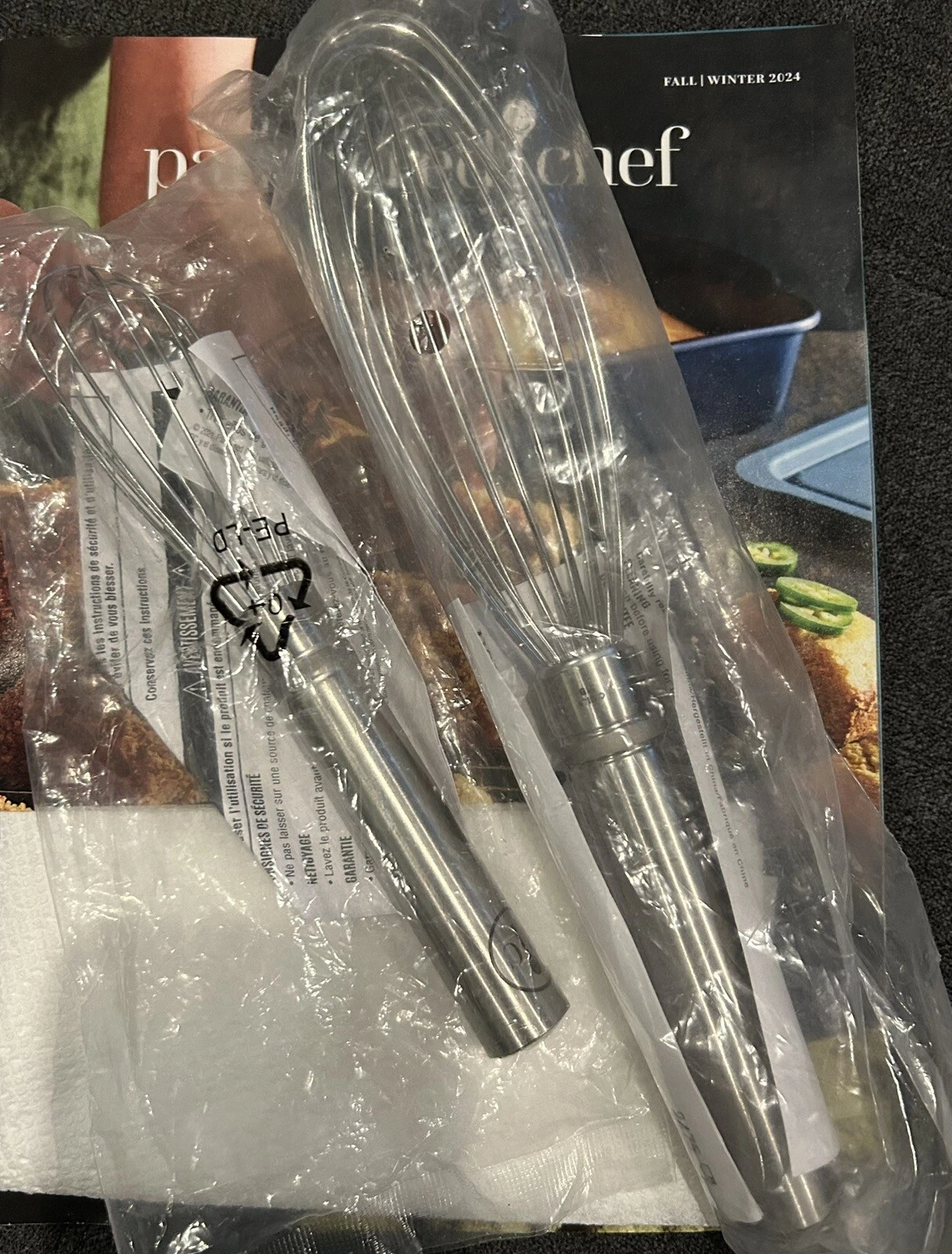 NEW Pampered Chef Stainless Steel Whisk Set Whisk Mini
Opens in a new window or tab