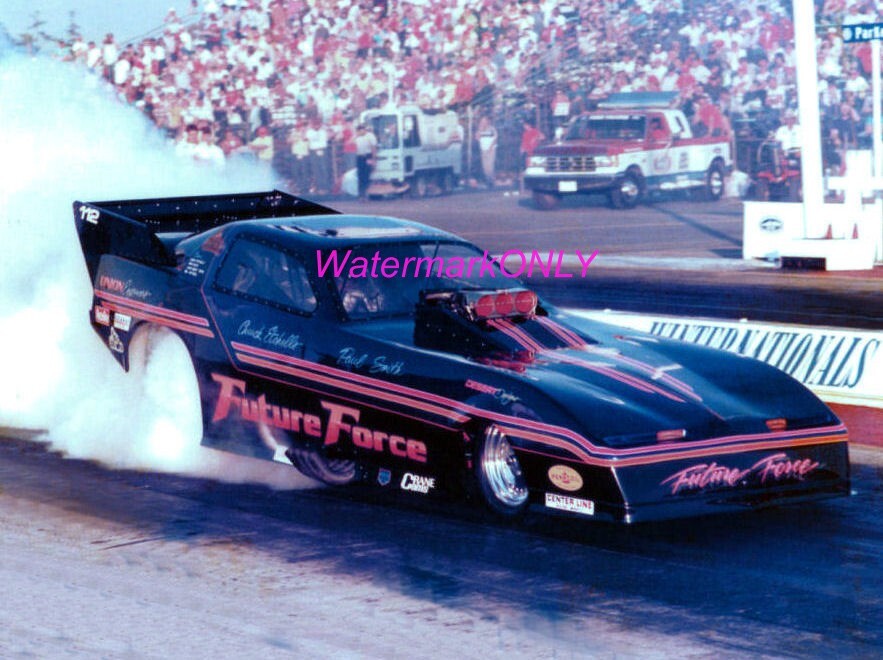 Chuck Etchells "Future Force" 1986 Pontiac Firebird NITRO Funny Car PHOTO! #(5)
