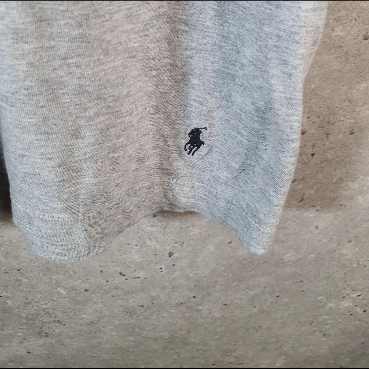 Polo Ralph Lauren vintage uomo XL grigia ricamata pony vestibilità classica
