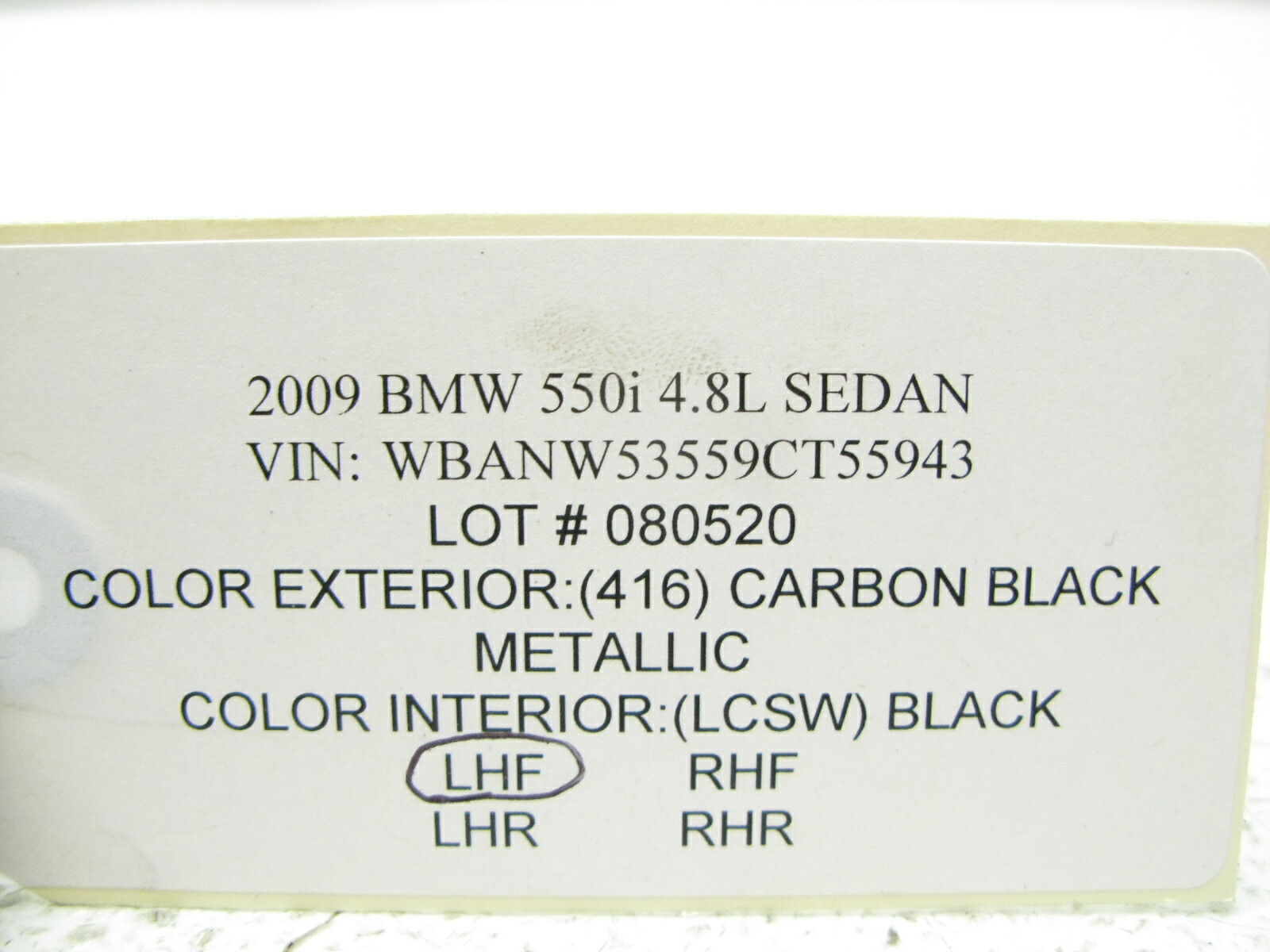 0610 BMW 525 528 530 535 545 550 750i E60 E65 XENON HEADLIGHT BALLAST