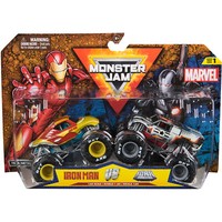 Spin Master Monster Jam 2Er-Pack Iron Man Vs. War Machine, Spielfahrzeug