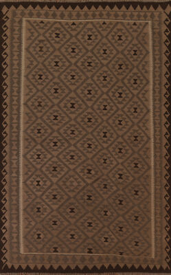 Tribal Nomadic-inspired Reversible Kilim Kelim Rugs 7x9 ft