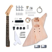 New Guitar Kit Guitar Neck Banana Mahogany Guitar Body for Explorer guitar parts