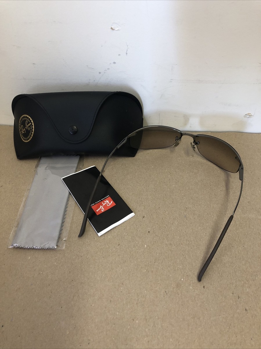 Ray Ban RB3179 004/13 Top Bar Oval Wrap Sunglasses Made Ray Ban RB3179 004/13 Top Bar Oval Wrap Sunglasses Made