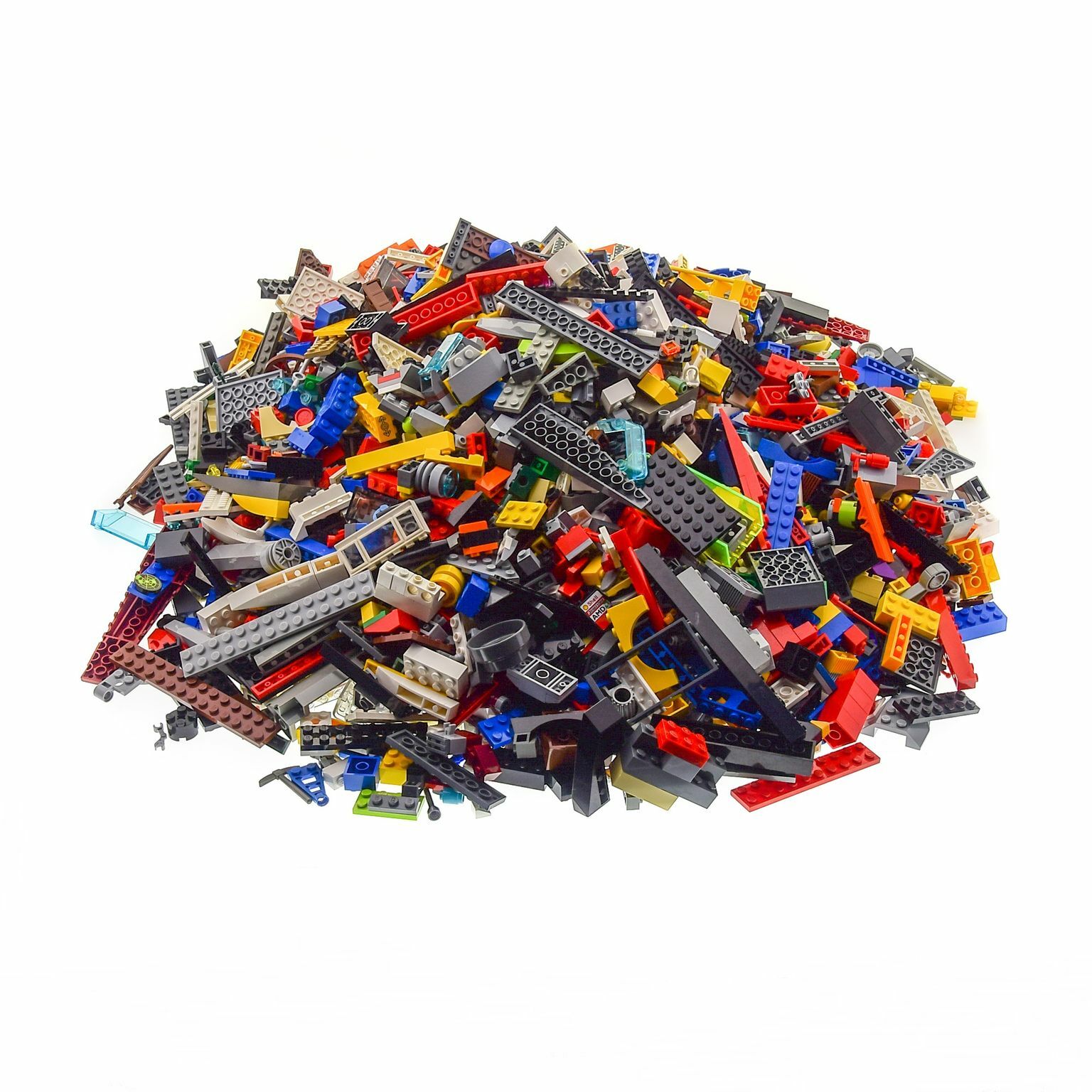 4 KG lego System Construction Basic Stones ca.2800 Pieces Colourful Mixed E.g.
