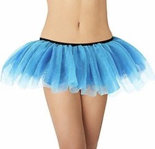 Amscan Turquoise Shimmer Tutu Adult Party Accessory, Up To Size 8, NEW 326 
