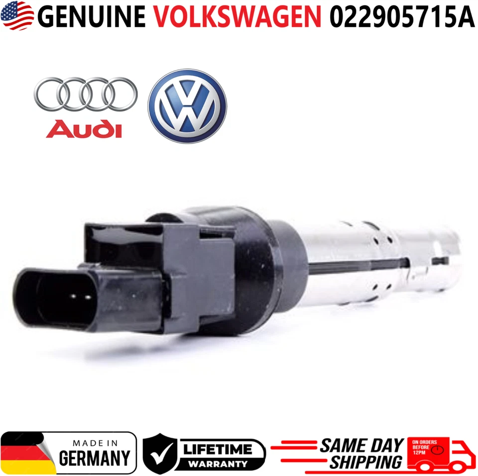 GENUINE VW x6 Ignition Coils For 2009-2020 Volkswagen Audi 3.6L V6, 022905715A - Image 4 of 4