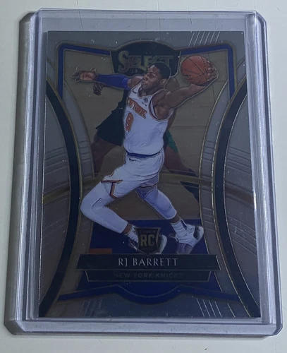 RJ Barrett 2019 Panini Select Premier Level Rookie RC #157 New York Knicks
