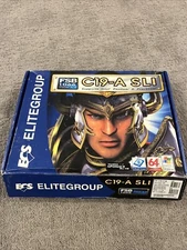 ECS C19-A  V1.0A FSB 1066. DUAL DDR2 667, SATA 3GB/S BOX VINTAGE COMPUTER